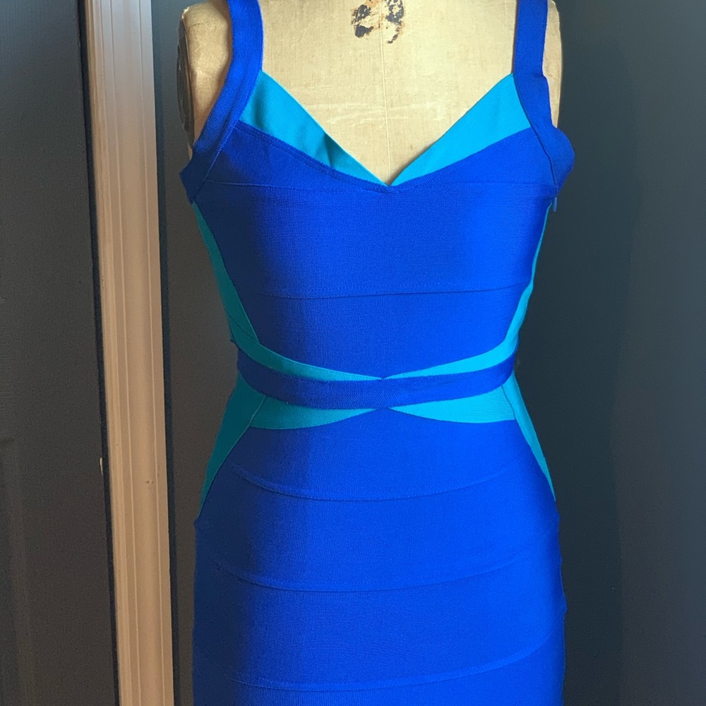 Summer BLUE BONDAGE DRESS